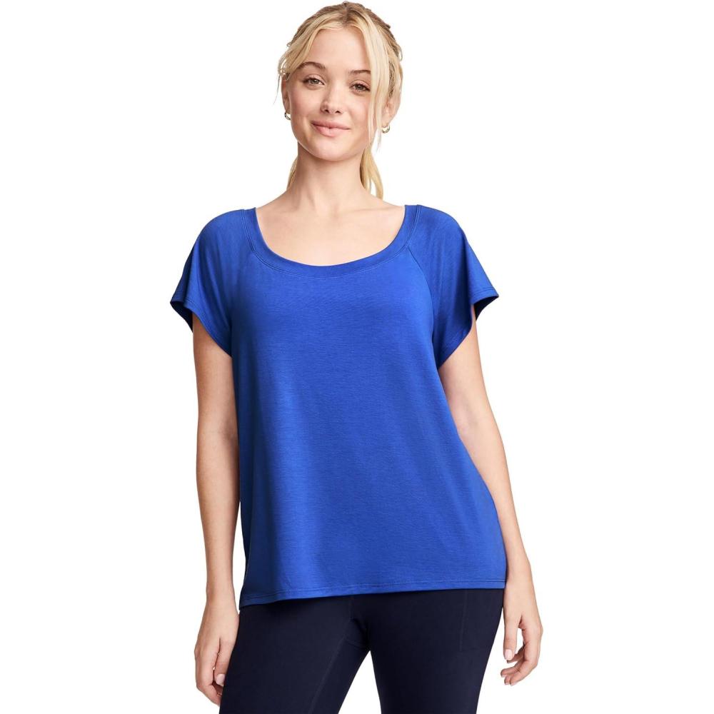 imageJockey Womens Activewear EverActive Oversized TeeIntense Royal