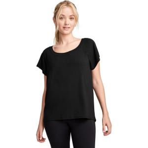 Jockey Women’s Activewear EverActive Oversized Tee(Black)