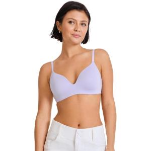 Jockey Women’s Bra Smooth & Sleek Supersoft Demi Coverage Wirefree T-Shirt Bra(Violet Veil)