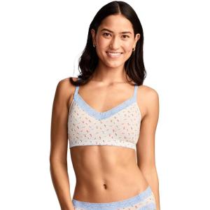 Jockey Women’s Bra Soft Stretch Lace Microfiber Bralette(Beach Ball)