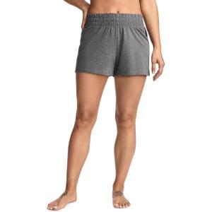 Jockey Women’s Loungewear Organic Cotton Stretch Short(Steel Heather)