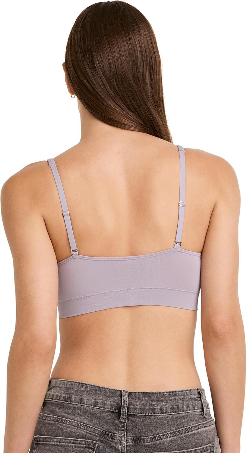 imageJockey Womens Bra Seamfree Support BraletteLilac Dreams