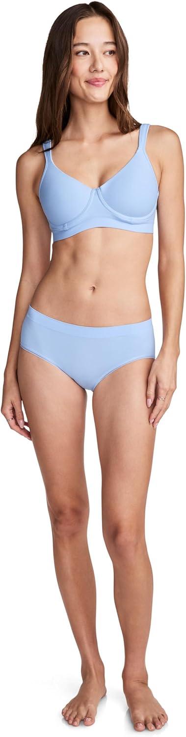 imageJockey Womens Underwear Seamfree Chill HipsterBrilliant Blue
