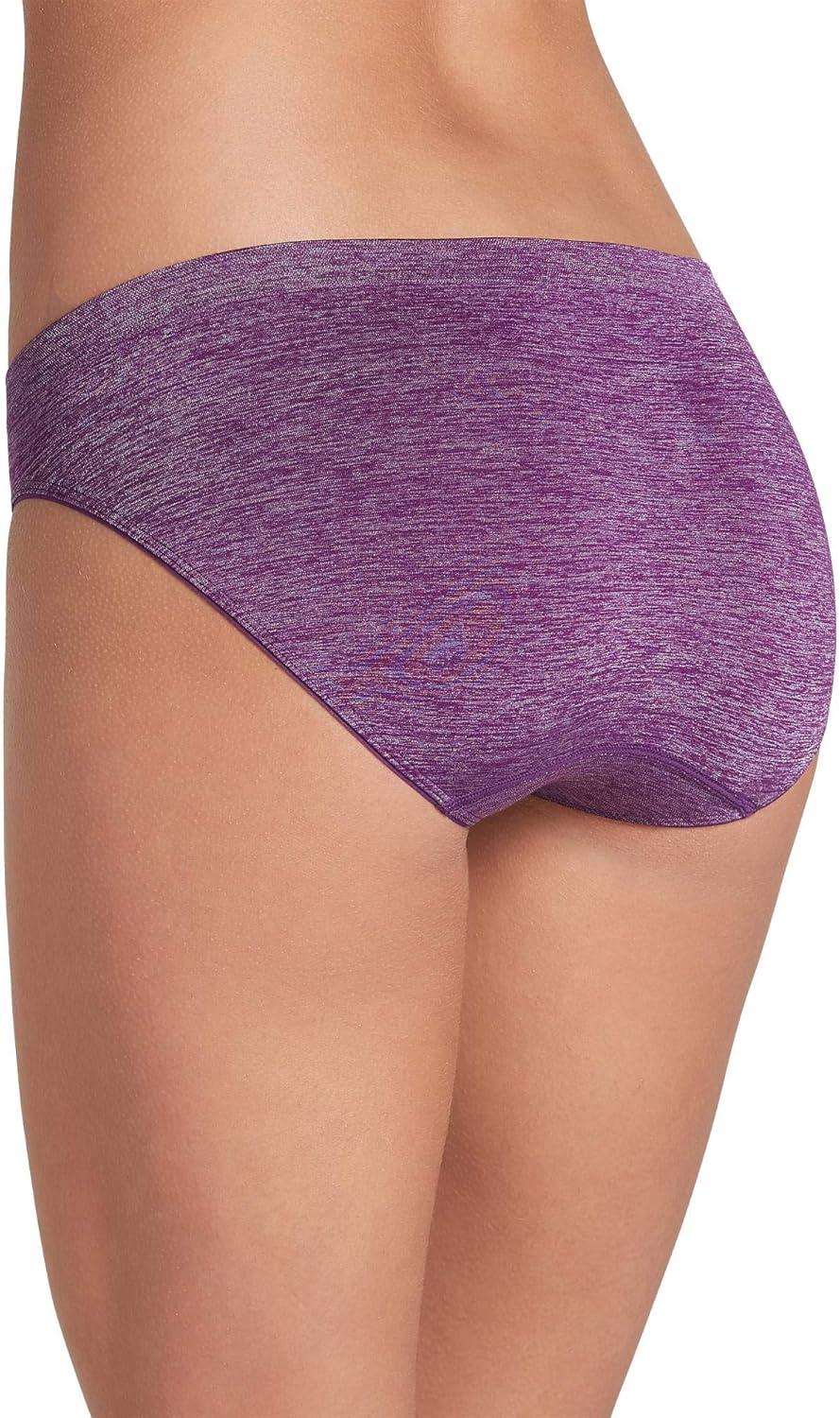 imageJockey Womens Underwear Smooth amp Shine Seamfree BikiniAbsolute Plum