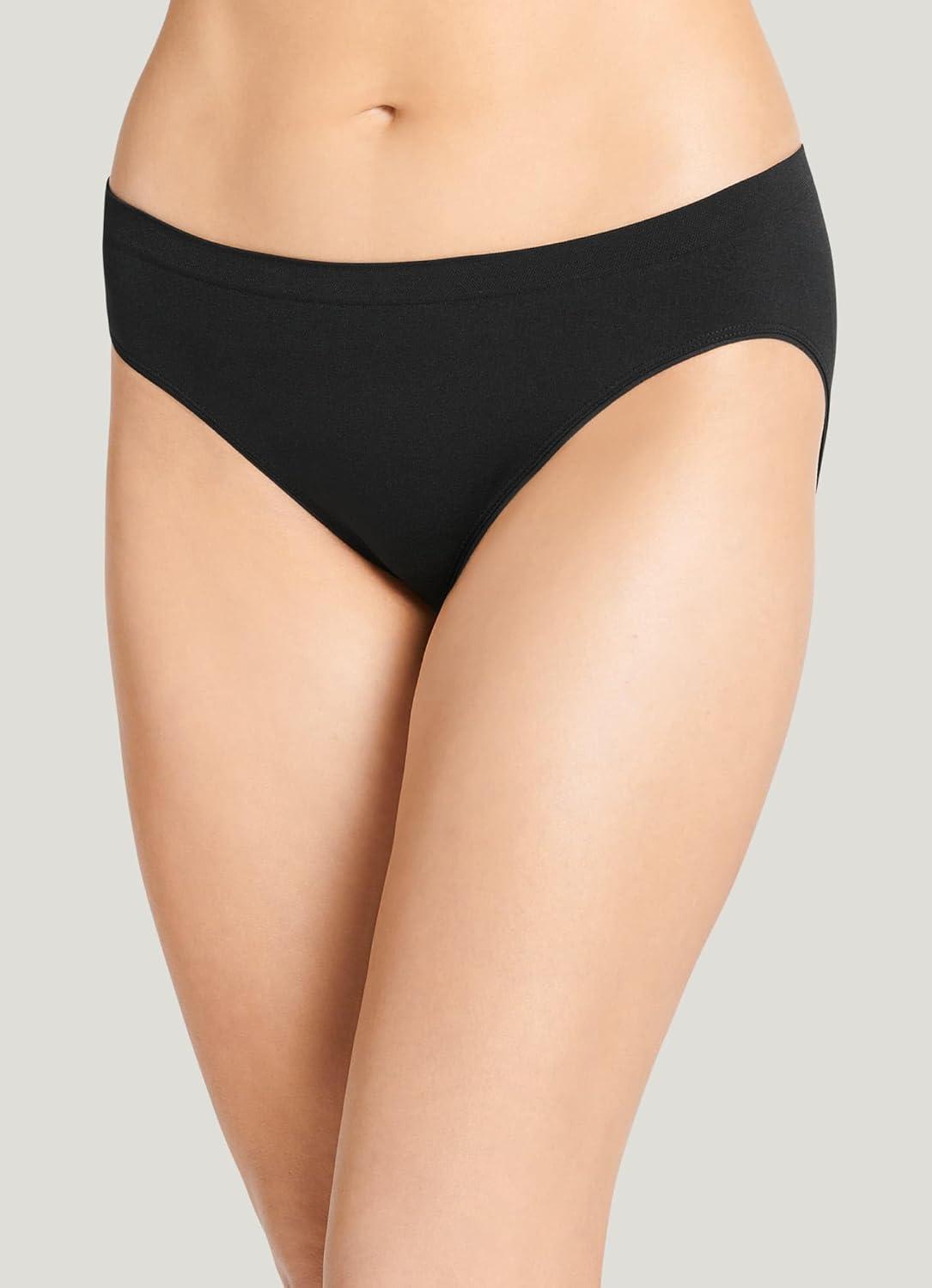 imageJockey Womens Underwear Smooth amp Shine Seamfree BikiniBlack