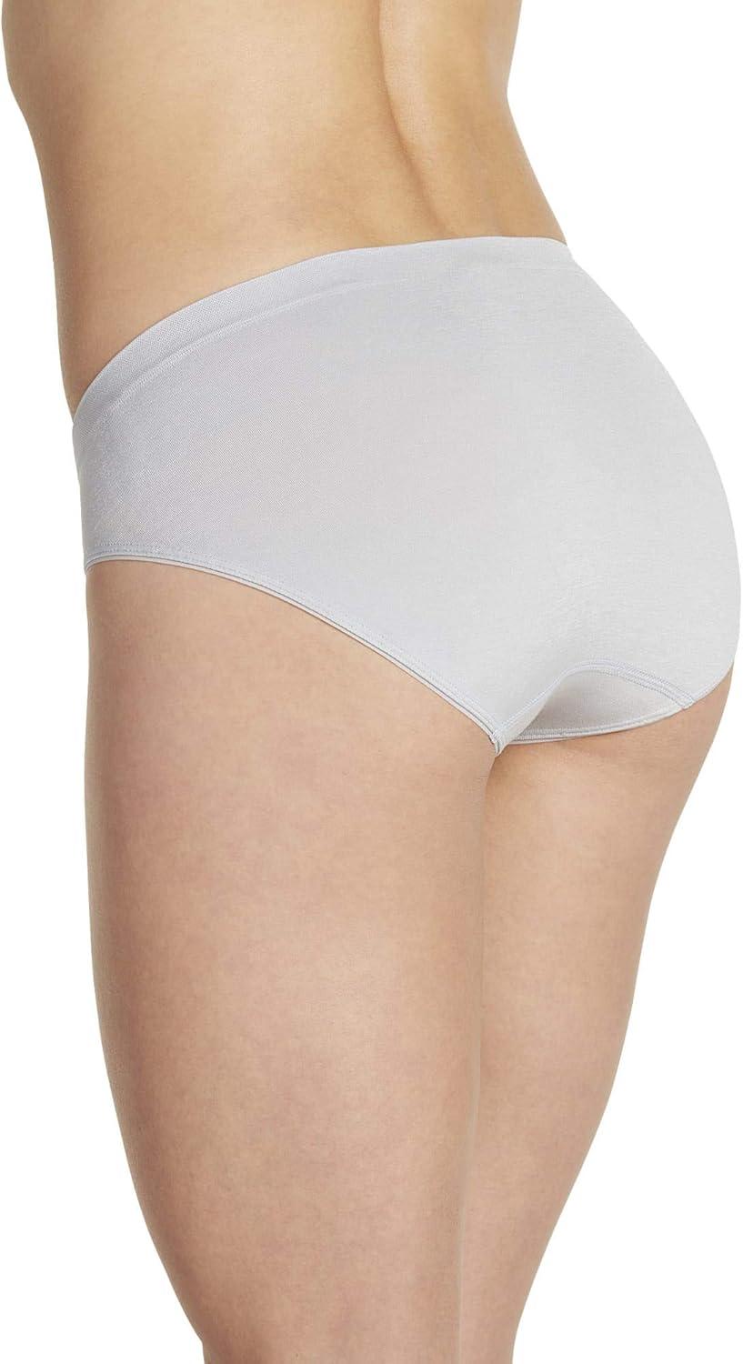 imageJockey Womens Underwear Smooth amp Shine Seamfree BikiniGrey Stargazer