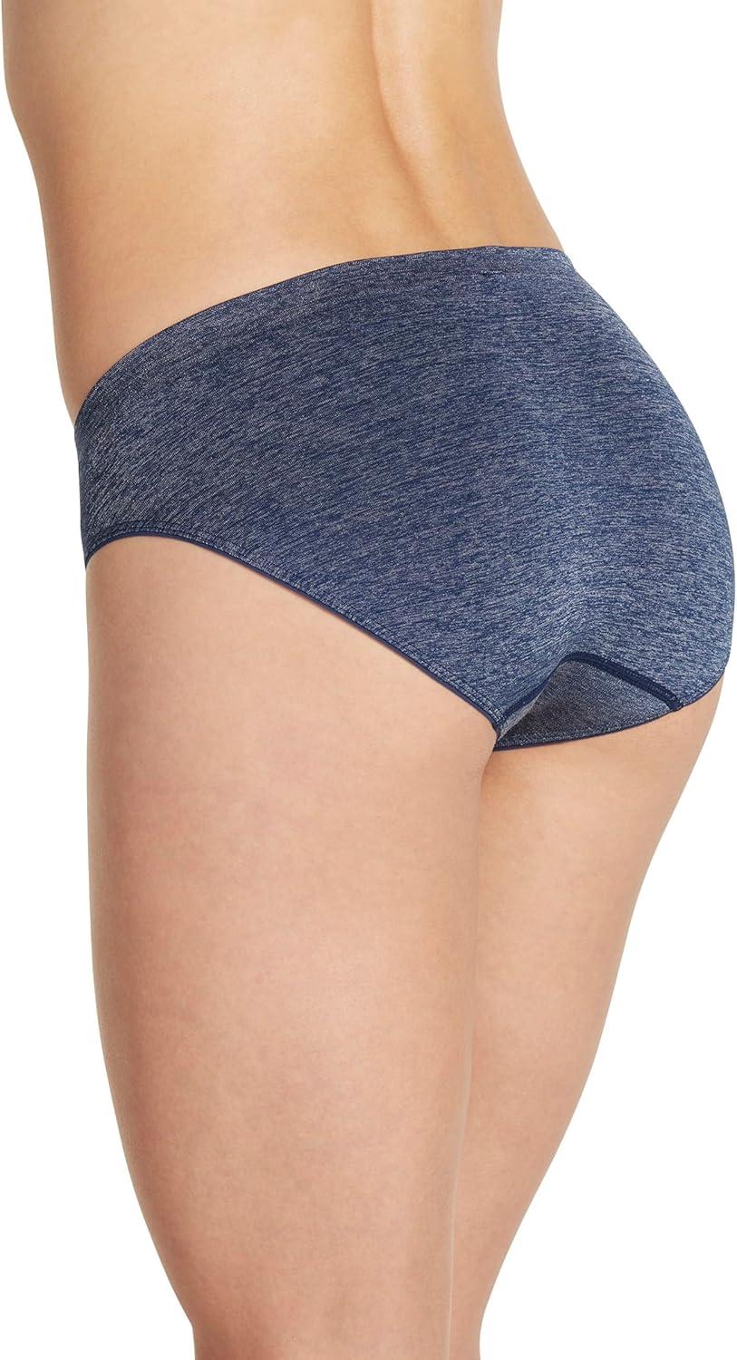imageJockey Womens Underwear Smooth amp Shine Seamfree BikiniNavy Heather
