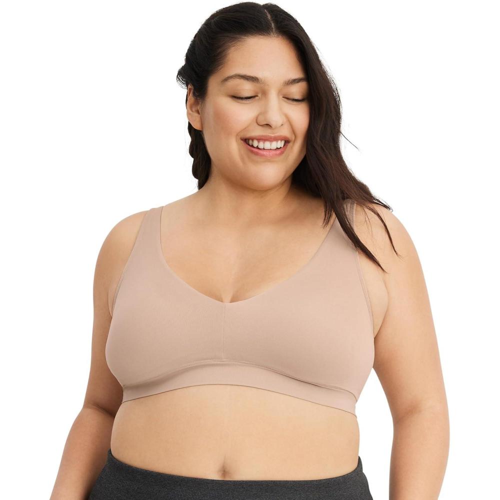 imageJockey Womens Bra Seamfree Support BraletteLight