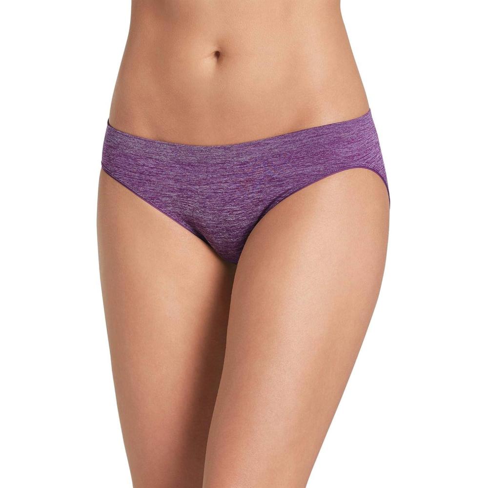 imageJockey Womens Underwear Smooth amp Shine Seamfree BikiniAbsolute Plum