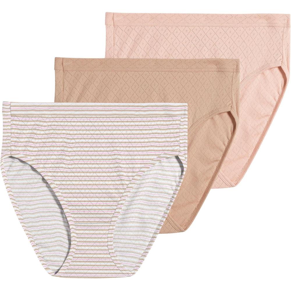 imageJockey Womens Underwear Elance Breathe Brief 3 PackBeige
