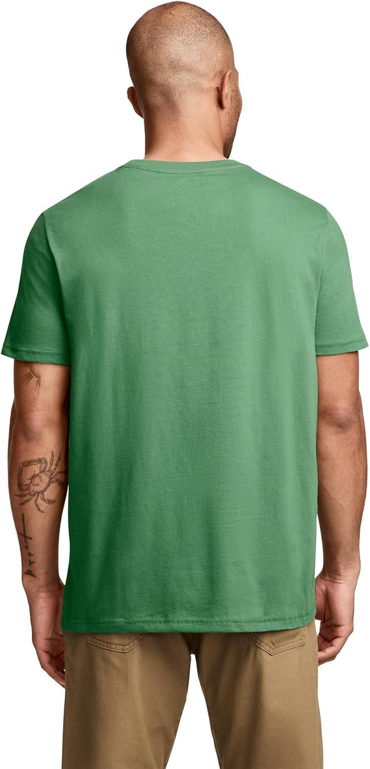 imageJockey Mens Casualwear Legacy Crew Neck TShirtBadge Green