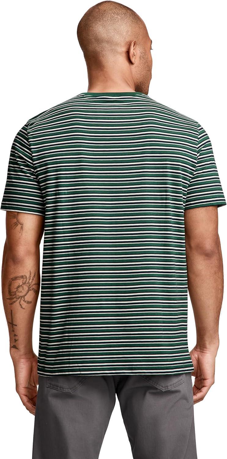 imageJockey Mens Casualwear Legacy Crew Neck TShirtPacific Stripe