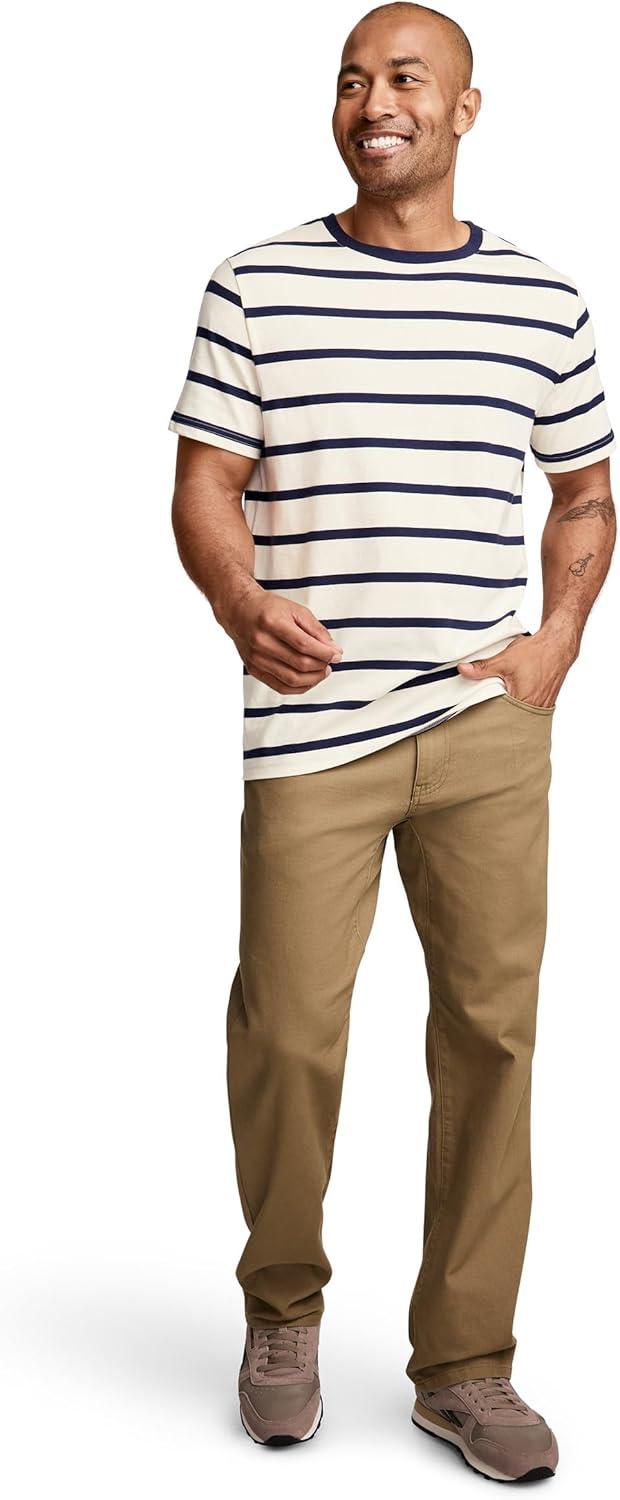 imageJockey Mens Casualwear Legacy Crew Neck TShirtSoft Stripe