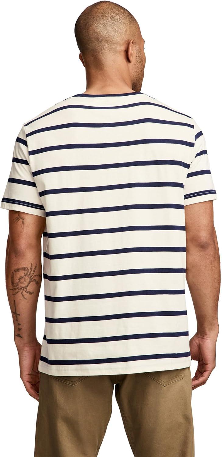 imageJockey Mens Casualwear Legacy Crew Neck TShirtSoft Stripe
