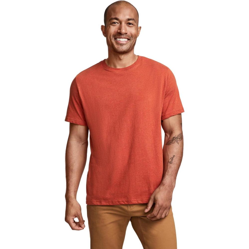 imageJockey Mens Casualwear Legacy Crew Neck TShirtJasper Heather