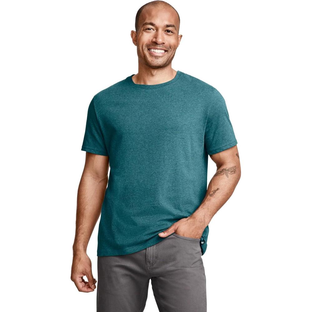 imageJockey Mens Casualwear Legacy Crew Neck TShirtSincerely Teal