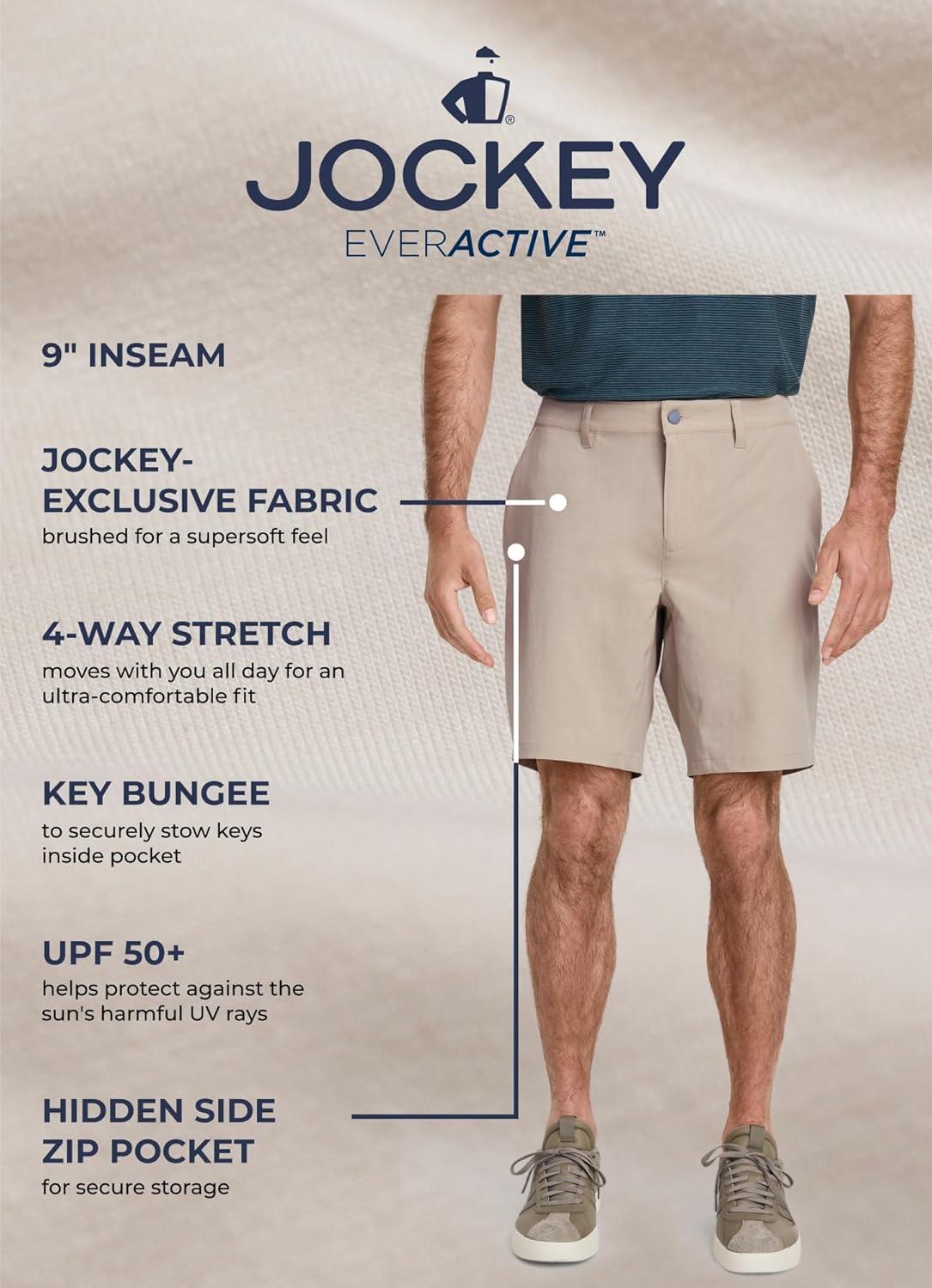 imageJockey Mens Activewear EverActive 9 Tech ShortBrilliant Blue