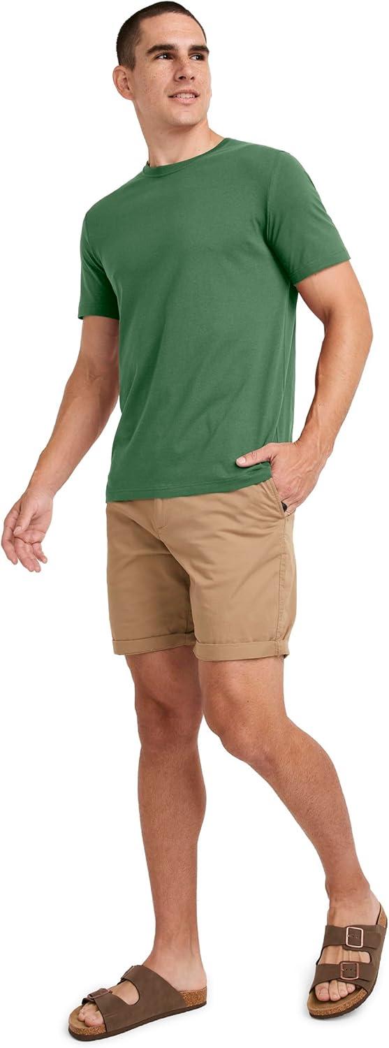 imageJockey Mens Casualwear Made2Fit Crew Neck TShirtBadge Green