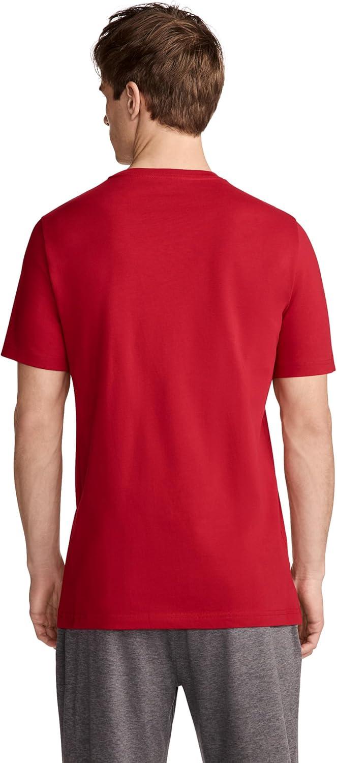 imageJockey Mens Casualwear Made2Fit Crew Neck TShirtRadiant Red