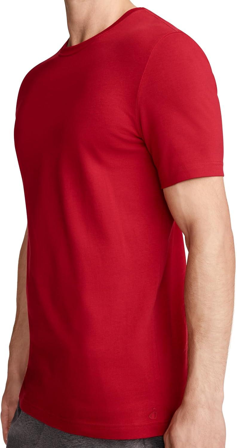 imageJockey Mens Casualwear Made2Fit Crew Neck TShirtRadiant Red