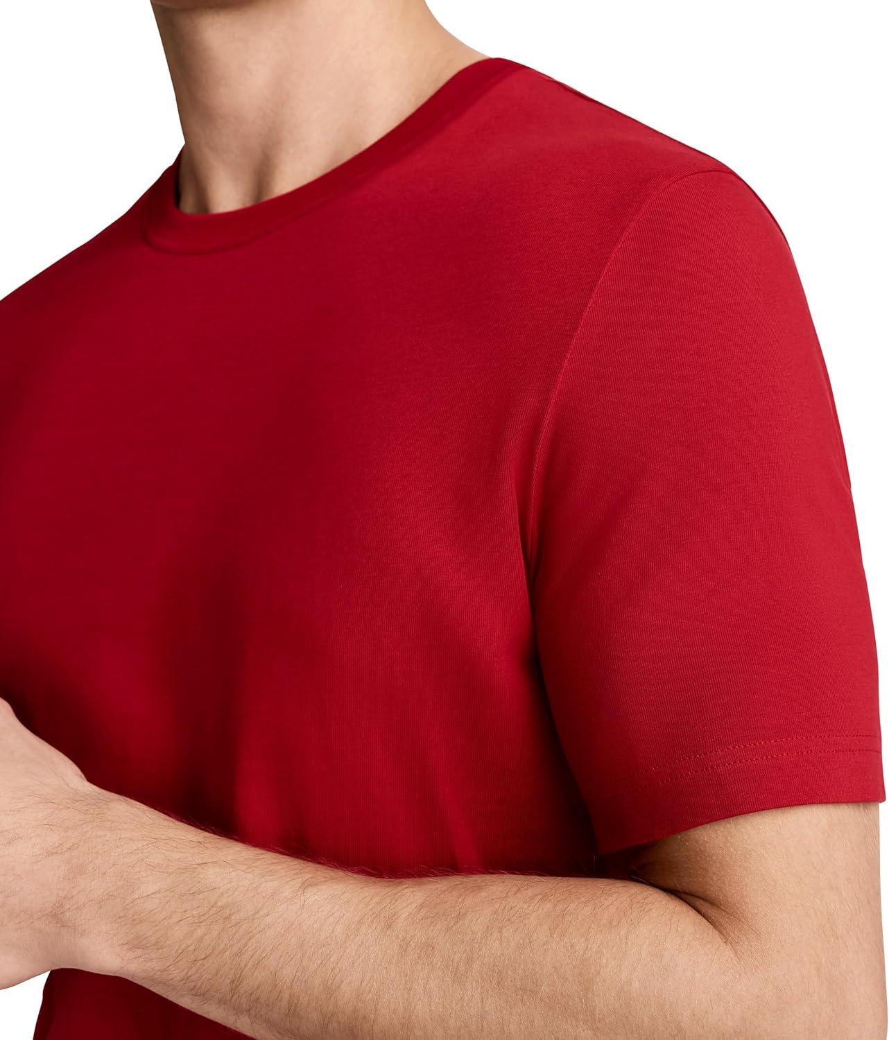 imageJockey Mens Casualwear Made2Fit Crew Neck TShirtRadiant Red