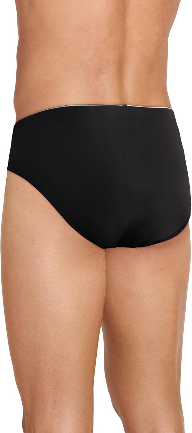 imageJockey Mens Underwear True Style Bikini 3 PackBlack