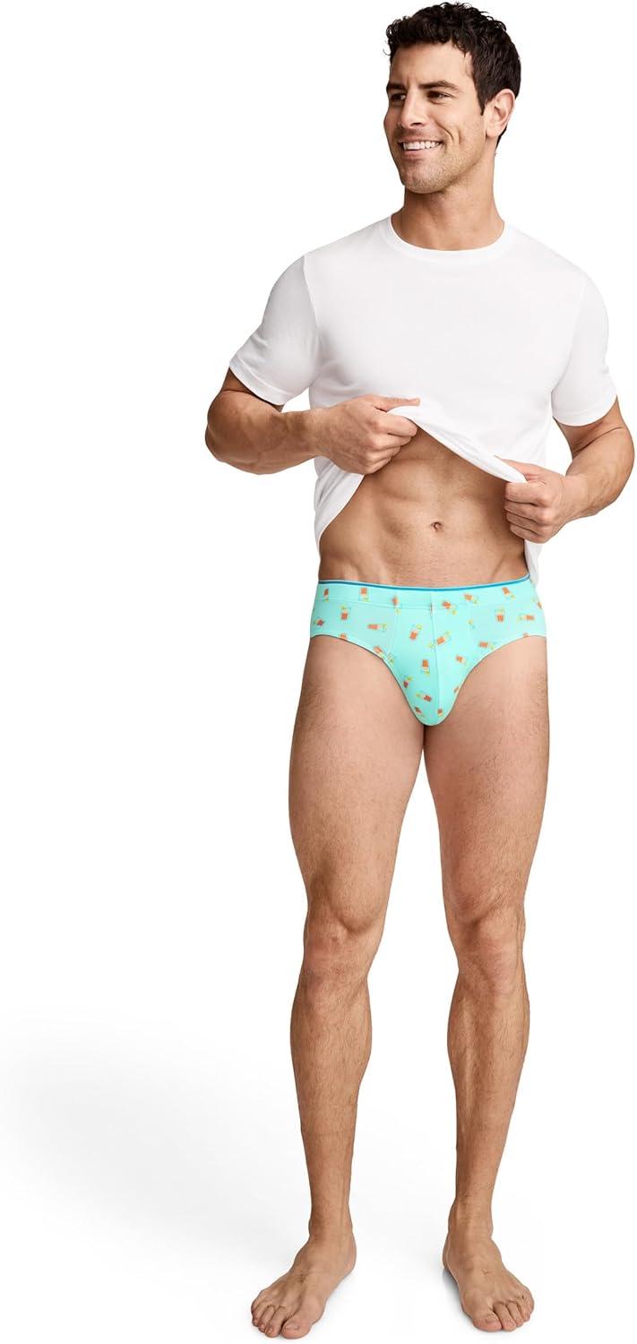 imageJockey Mens Underwear True Style Bikini 3 PackCold Midnight