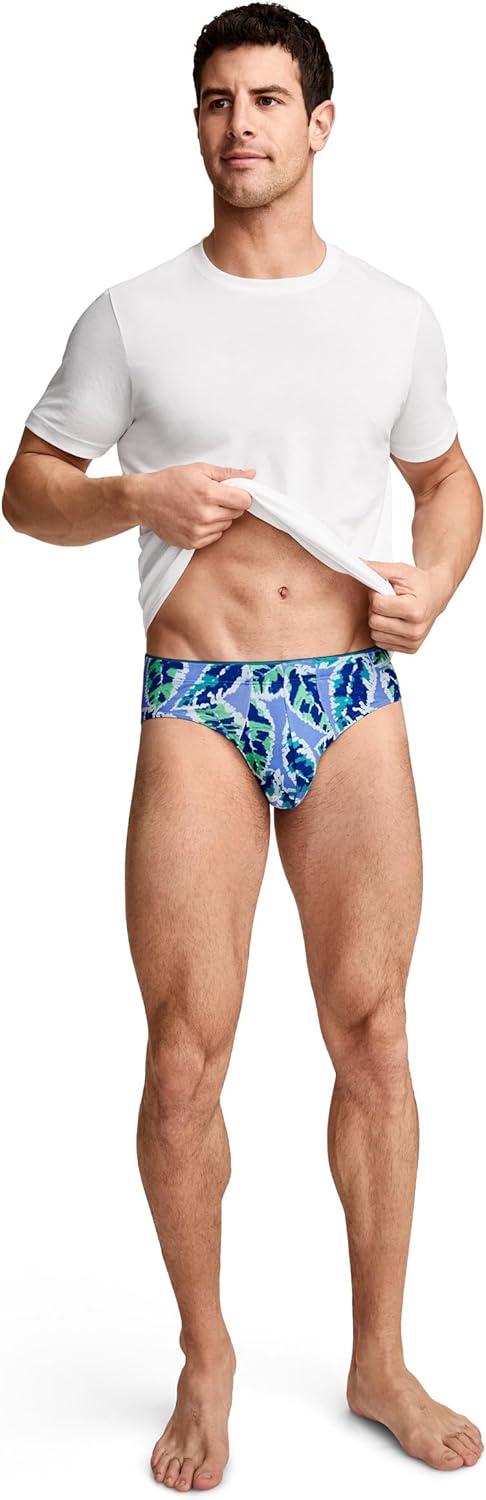 imageJockey Mens Underwear True Style Bikini 3 PackDrawn Leaves