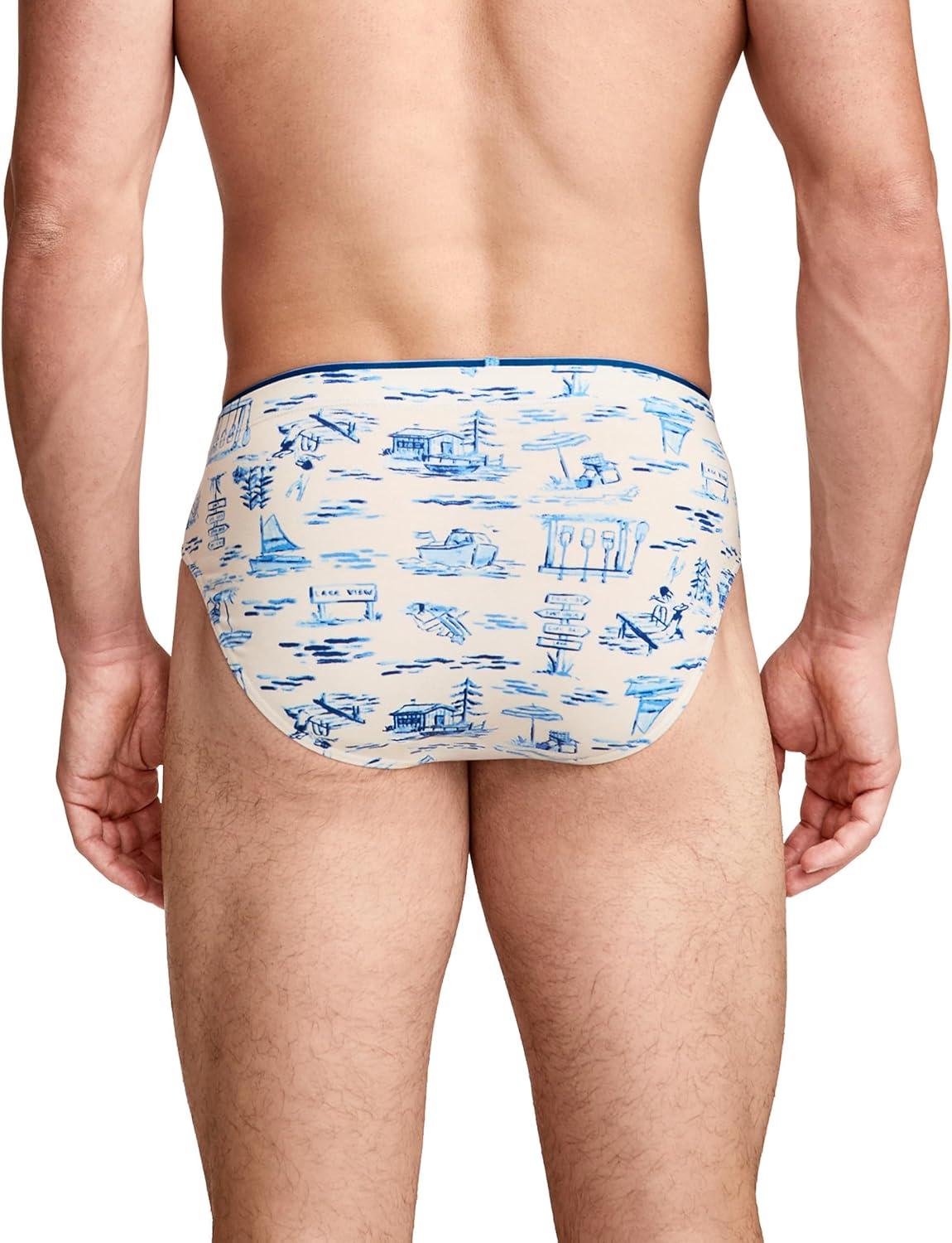 imageJockey Mens Underwear True Style Bikini 3 PackMajestic Camp