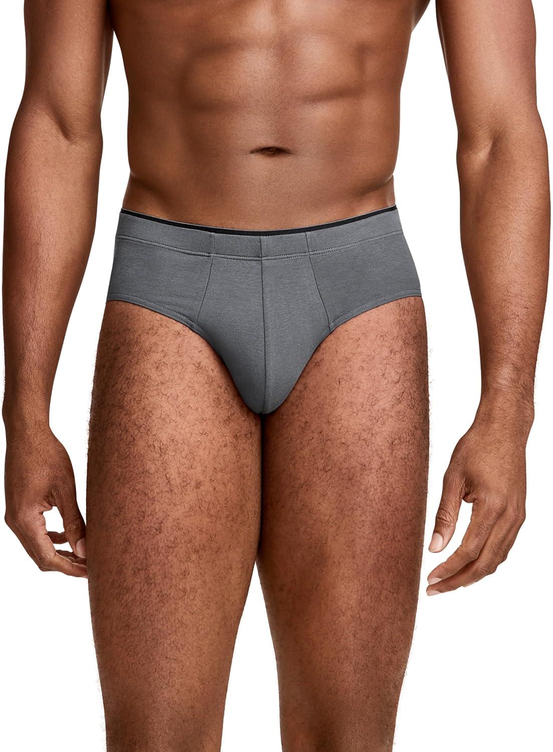 imageJockey Mens Underwear True Style Bikini 3 PackSteel Dune