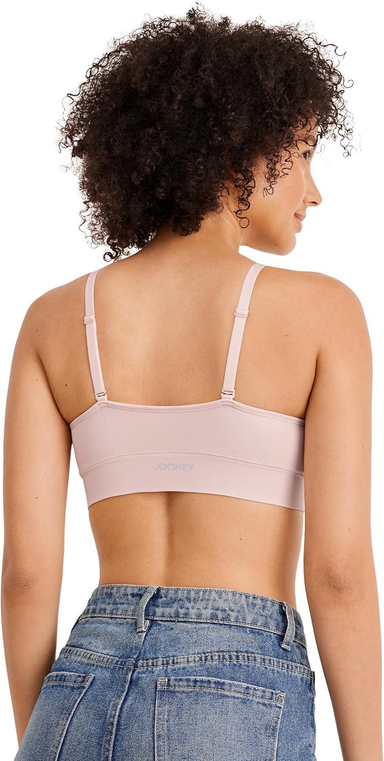 imageJockey Womens Bra Seamfree Lift BraletteCoral Mist