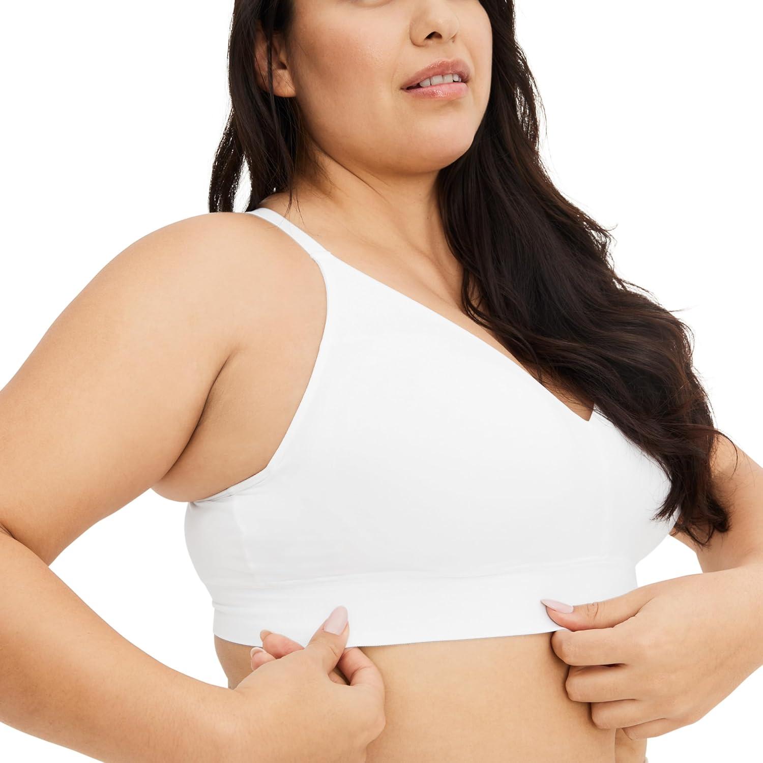 imageJockey Womens Bra Seamfree Lift BraletteWhite