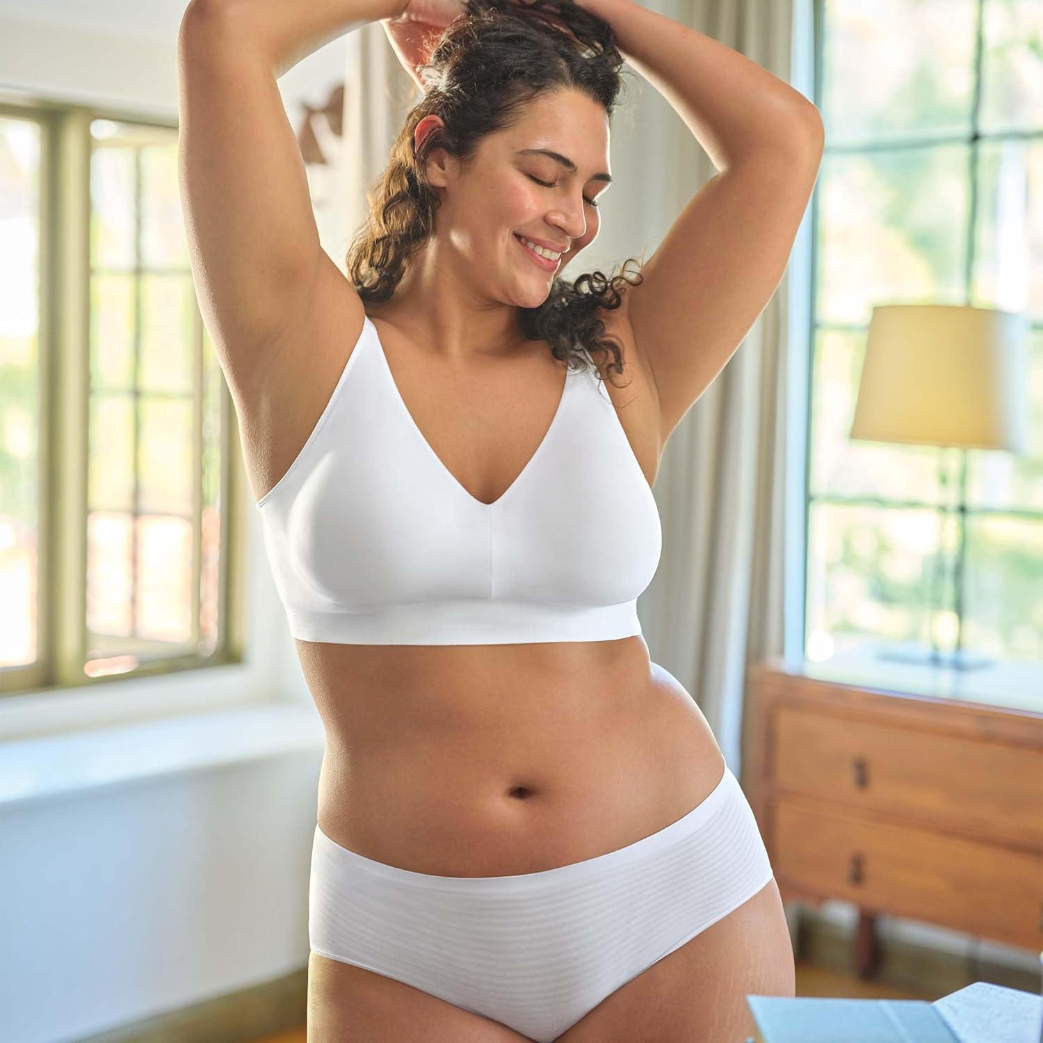 imageJockey Womens Bra Seamfree Lift BraletteWhite