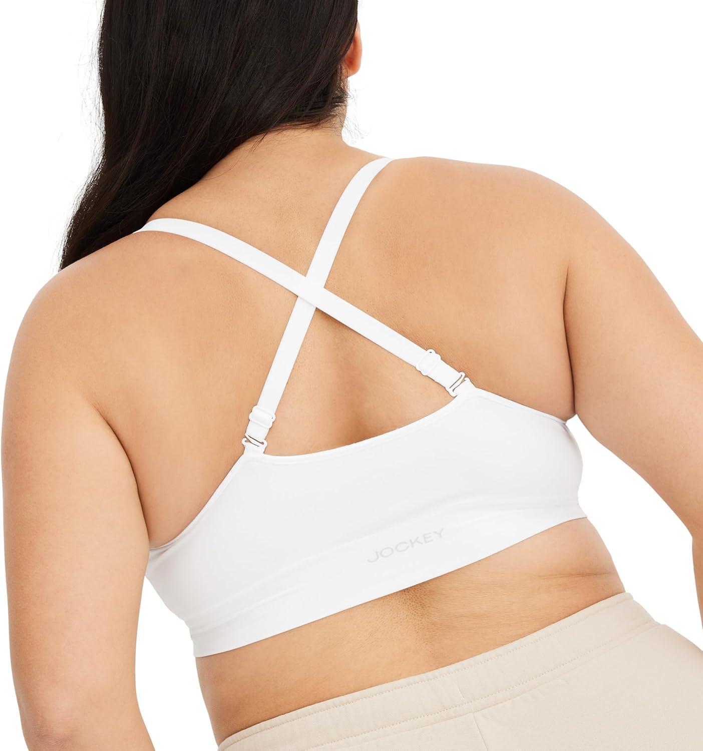 imageJockey Womens Bra Seamfree Lift BraletteWhite