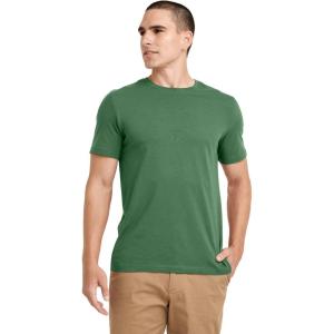 Jockey Men’s Casualwear Made2Fit Crew Neck T-Shirt(Badge Green)