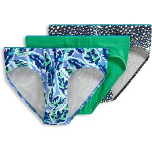 Jockey Men’s Underwear True Style Bikini – 3 Pack(Drawn Leaves)