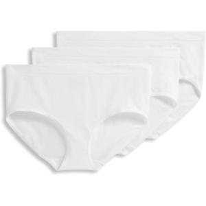 Jockey Women’s Underwear Seamfree Brief – 3 Pack(White)