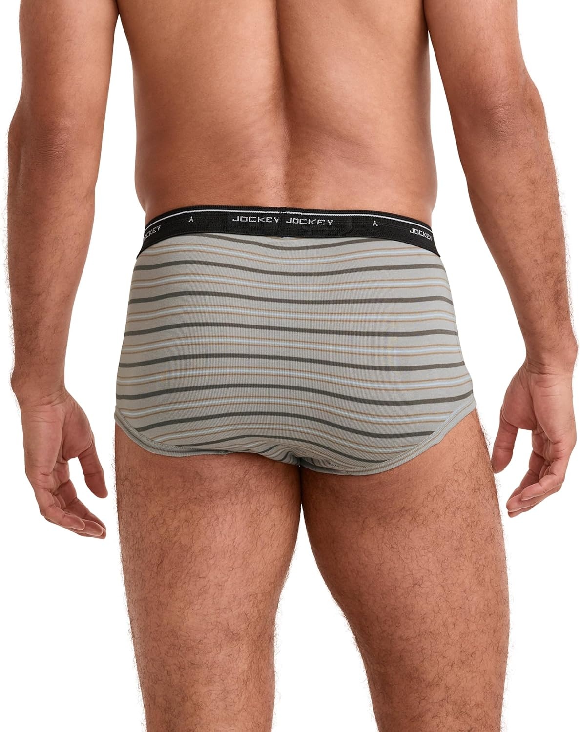 imageJockey Classic Full Rise Brief 3 Pack 100 Cotton Underwear for MenTrusty Cove