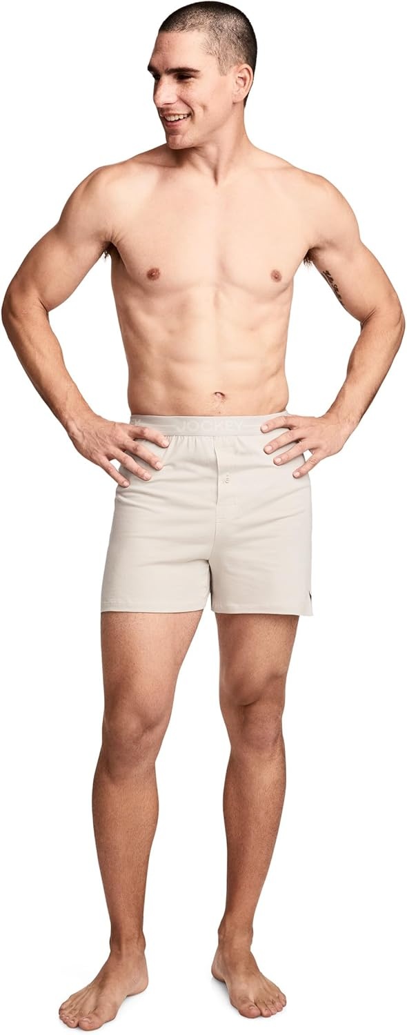 imageJockey Mens Underwear Organic Cotton Stretch 4 BoxerExplorer