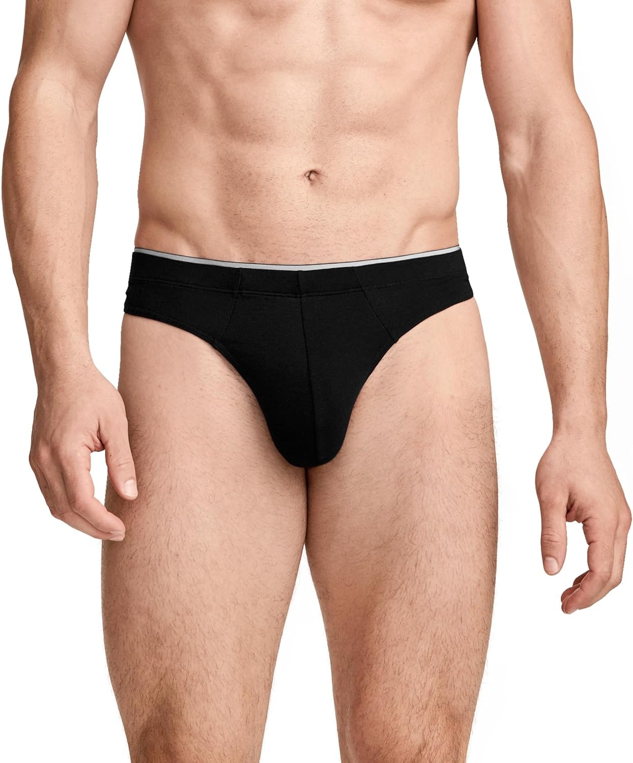 imageJockey Mens Underwear True Style Thong 3 PackBlack
