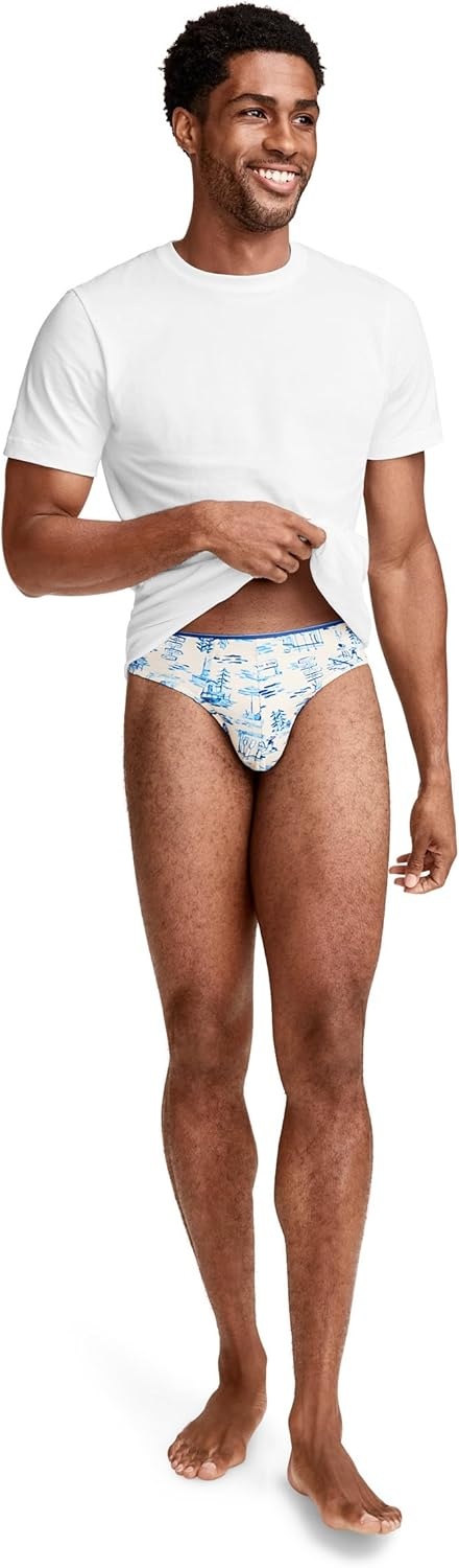 imageJockey Mens Underwear True Style Thong 3 PackMajestic Camp
