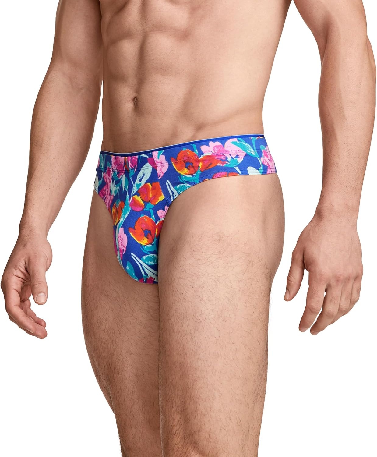 imageJockey Mens Underwear True Style Thong 3 PackRoyal Stripe