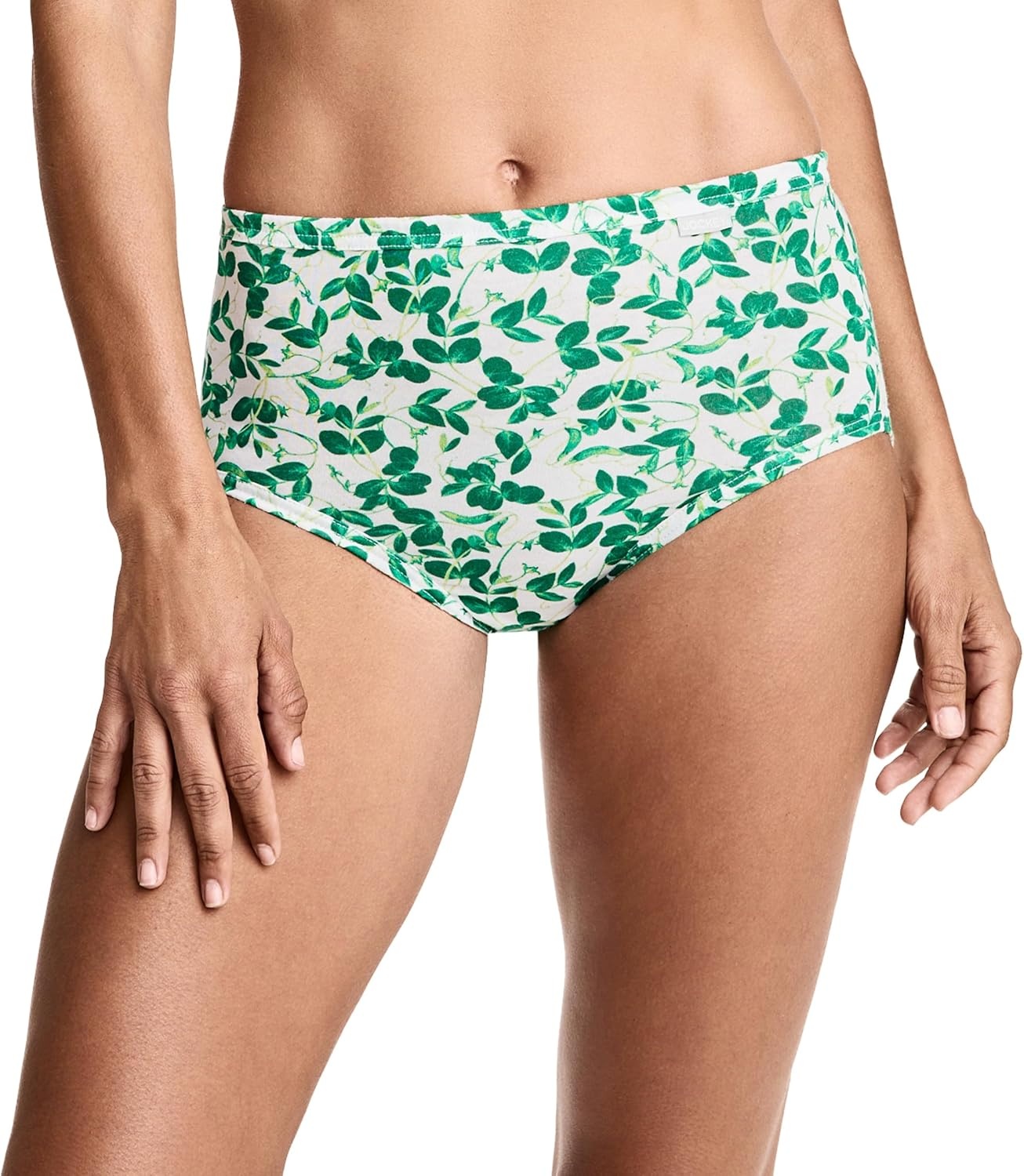 imageJockey Womens Underwear 100 Cotton Elance Brief 3 PackBotanical Sage