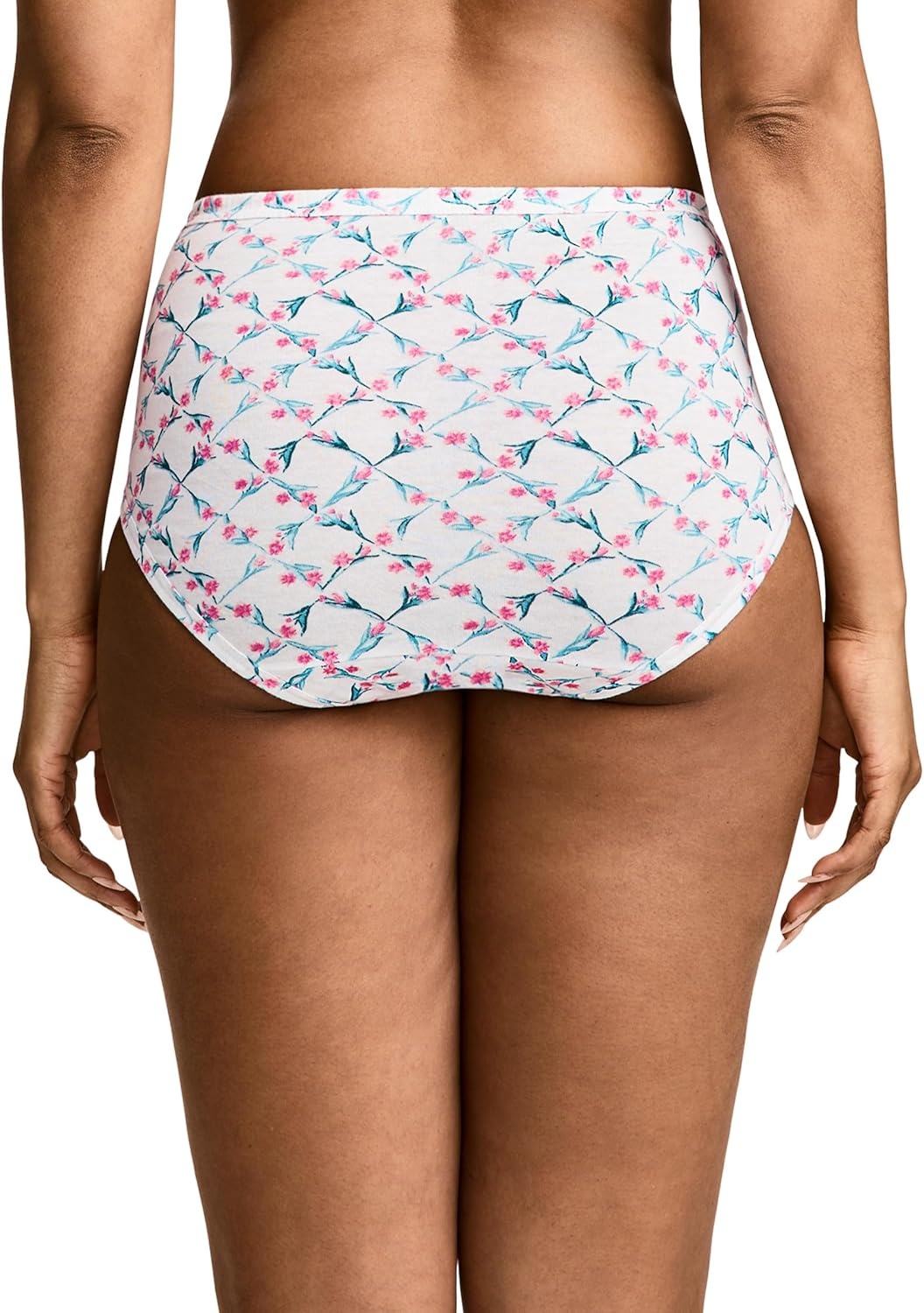 imageJockey Womens Underwear 100 Cotton Elance Brief 3 PackLily Trellis