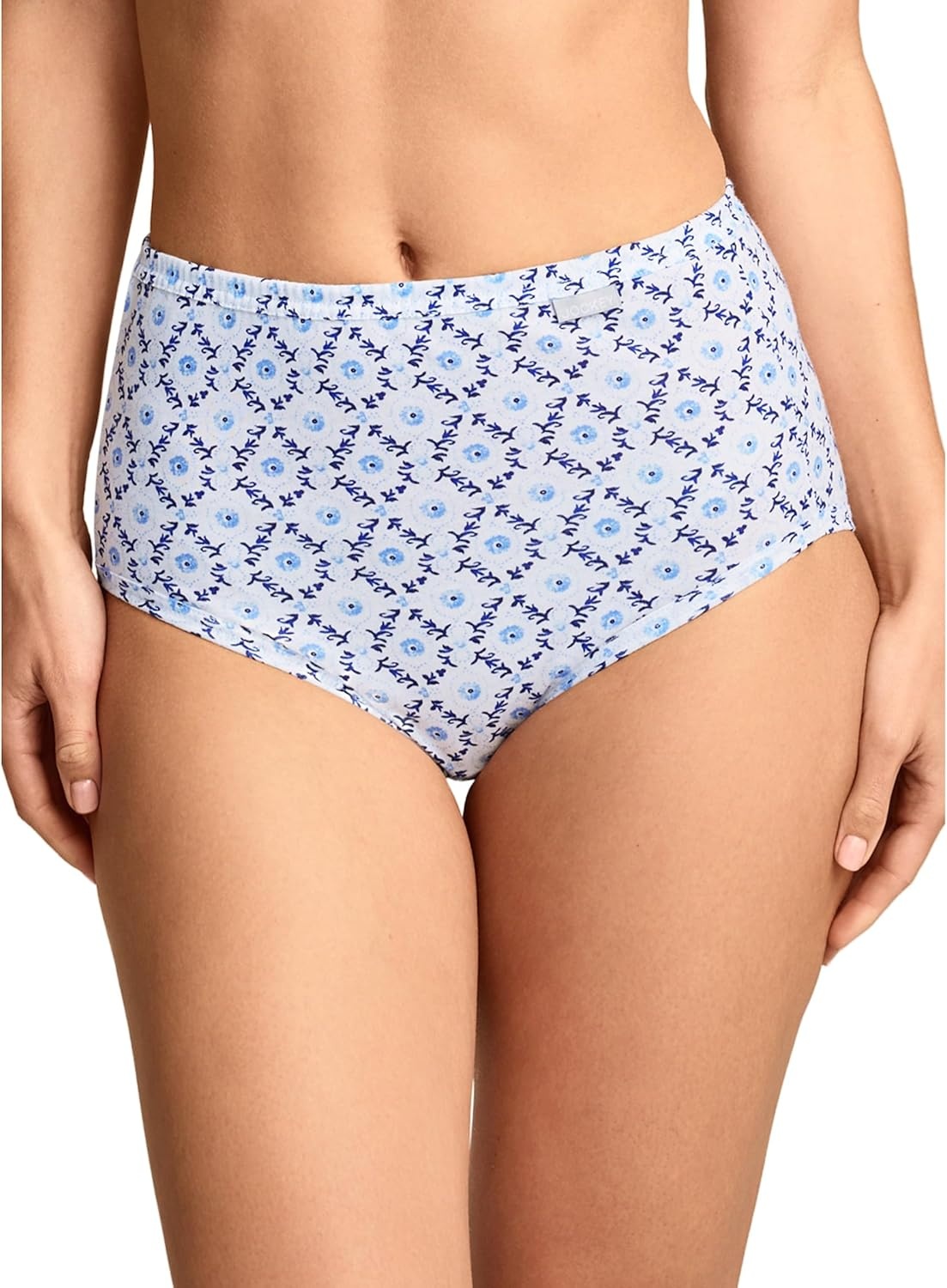 imageJockey Womens Underwear 100 Cotton Elance Brief 3 PackPicnic Floral