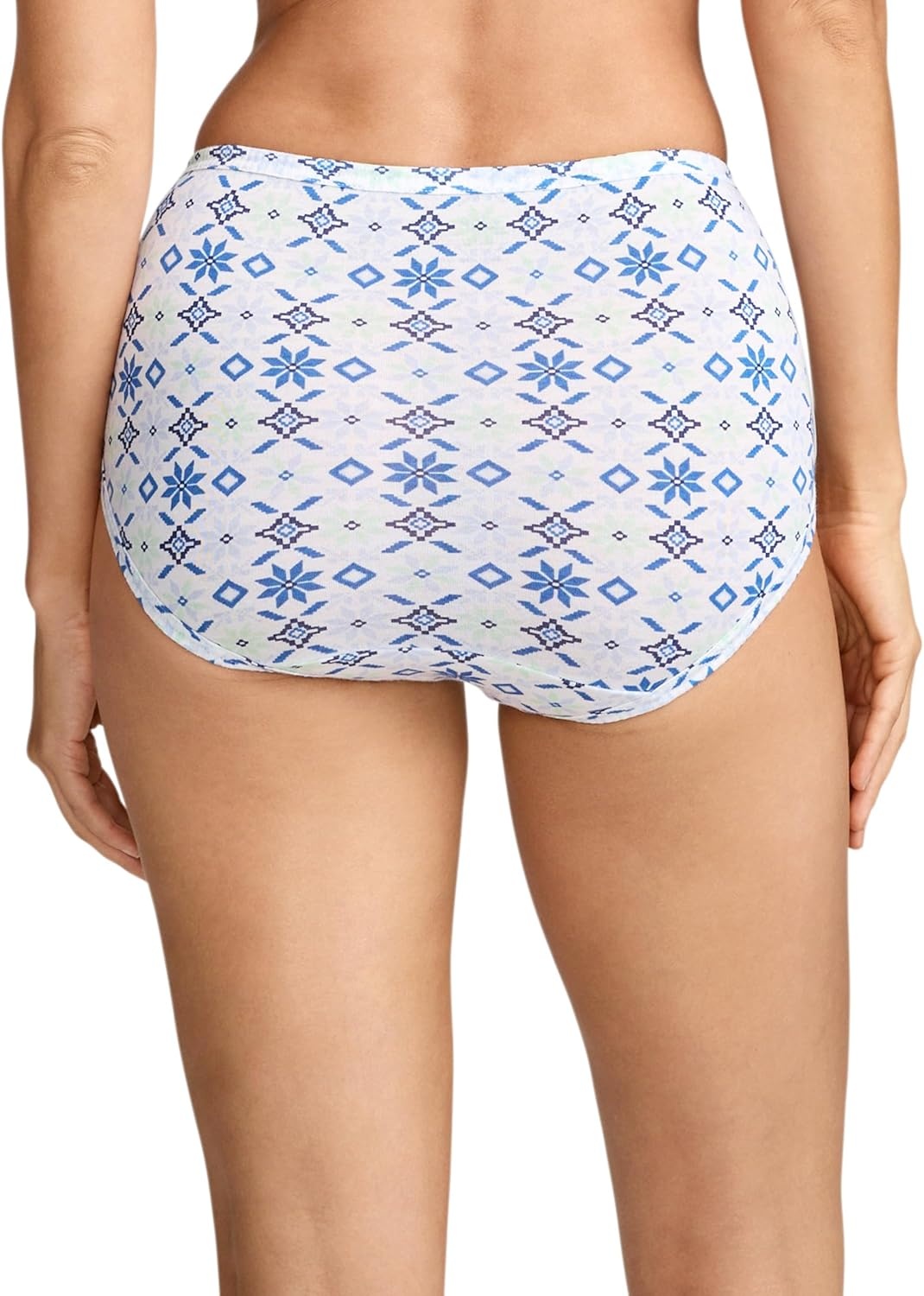 imageJockey Womens Underwear 100 Cotton Elance Brief 3 PackRustic Star
