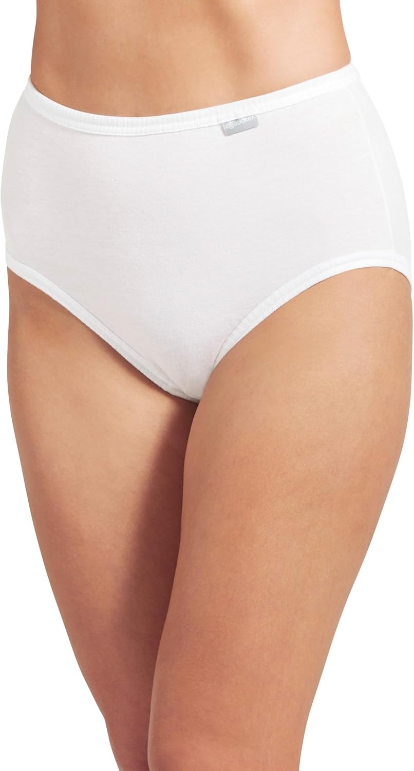 imageJockey Womens Underwear 100 Cotton Elance Brief 3 PackWhite