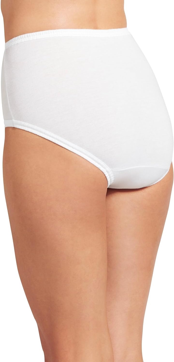 imageJockey Womens Underwear 100 Cotton Elance Brief 3 PackWhite
