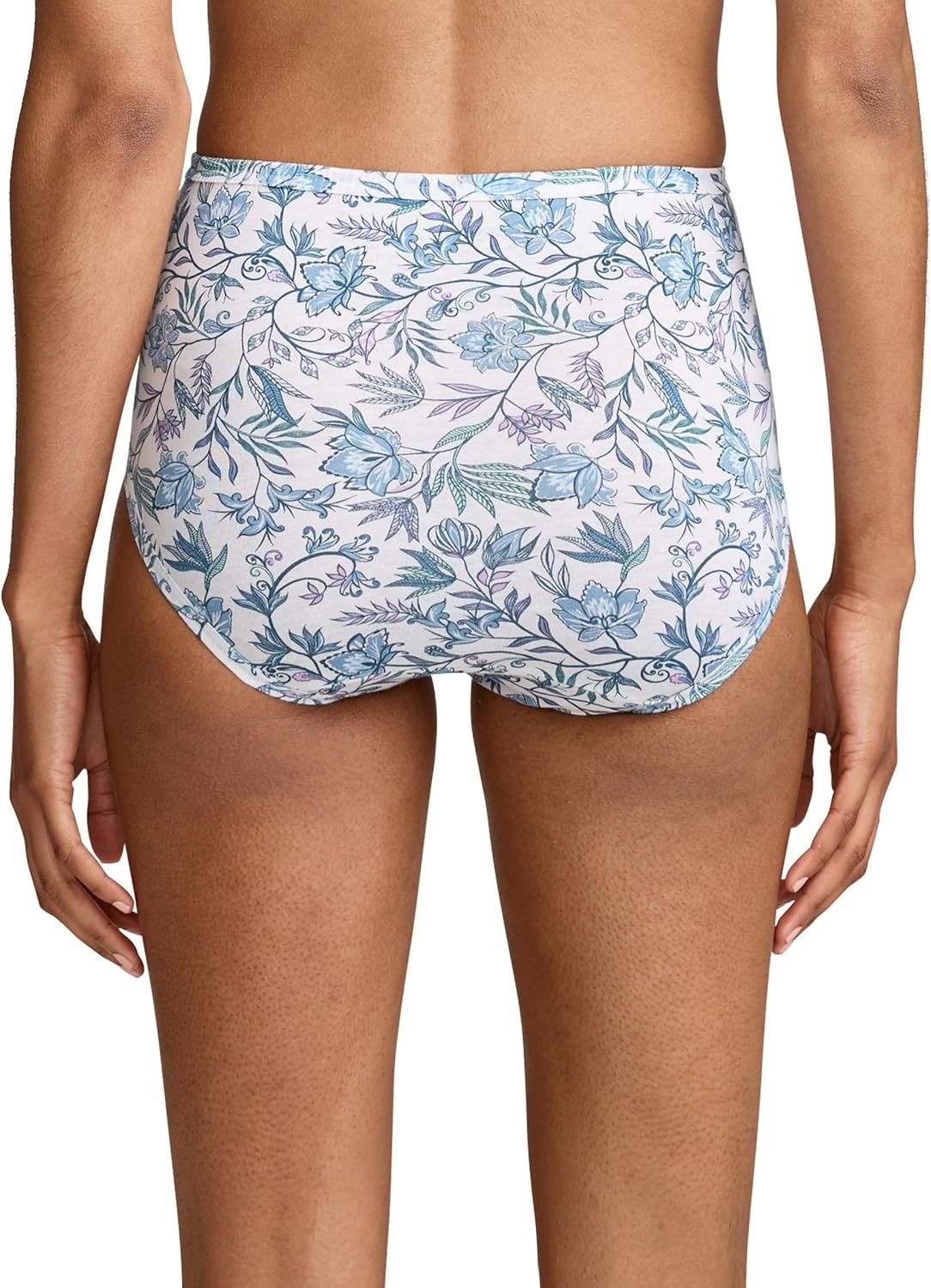 imageJockey Womens Underwear 100 Cotton Elance Brief 3 PackWyndham Floral