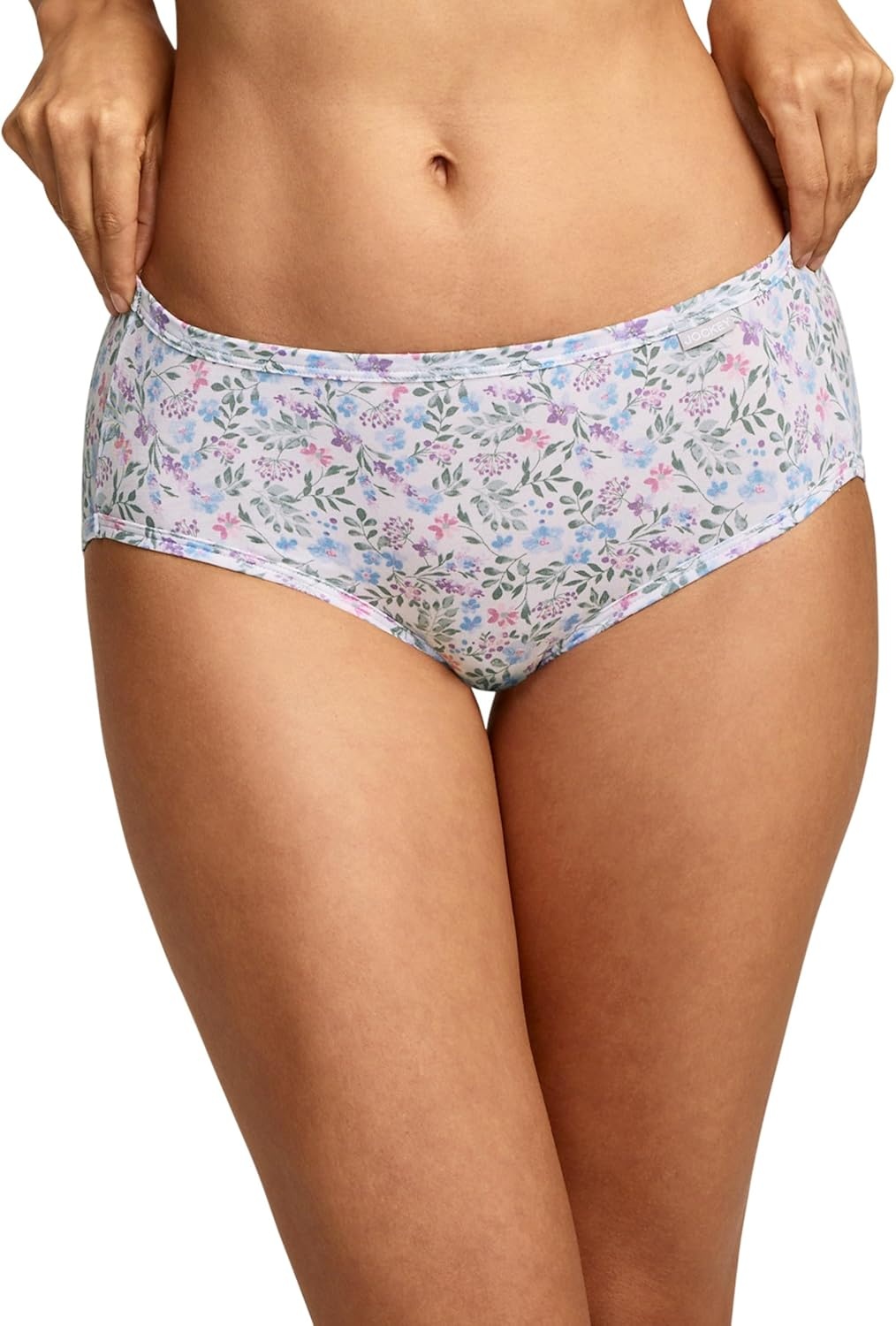 imageJockey Womens Underwear Supersoft Hipster 3 PackPressed Flowers